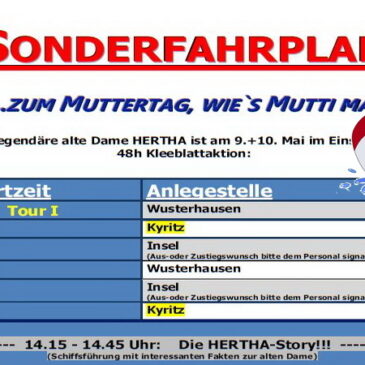 SPECIAL ZUM MUTTERTAG UND ZUR 48h-KLEEBLATT AKTION