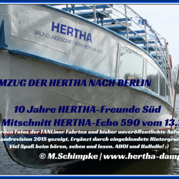HERTHA`s Umzug nach Berlin-TOP NEWS beim Hertha-Echo 590