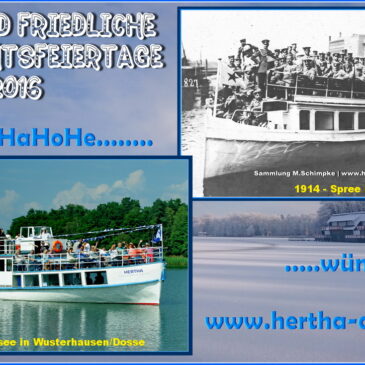 WEIHNACHTSGRÜSSE MIT DEM HERTHA-ECHO 595