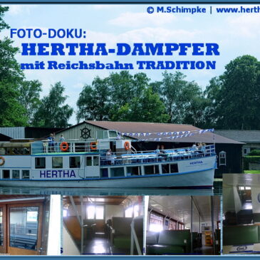 Foto-Bericht: Der HERTHA-Dampfer – Fußballlegende mit DR-Tradition!