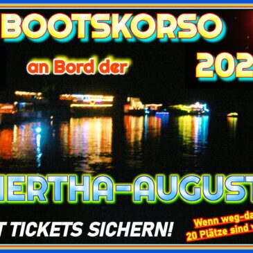 BOOTSKORSO KYRITZ 2023 AN BORD DER HERTHA-AUGUSTE