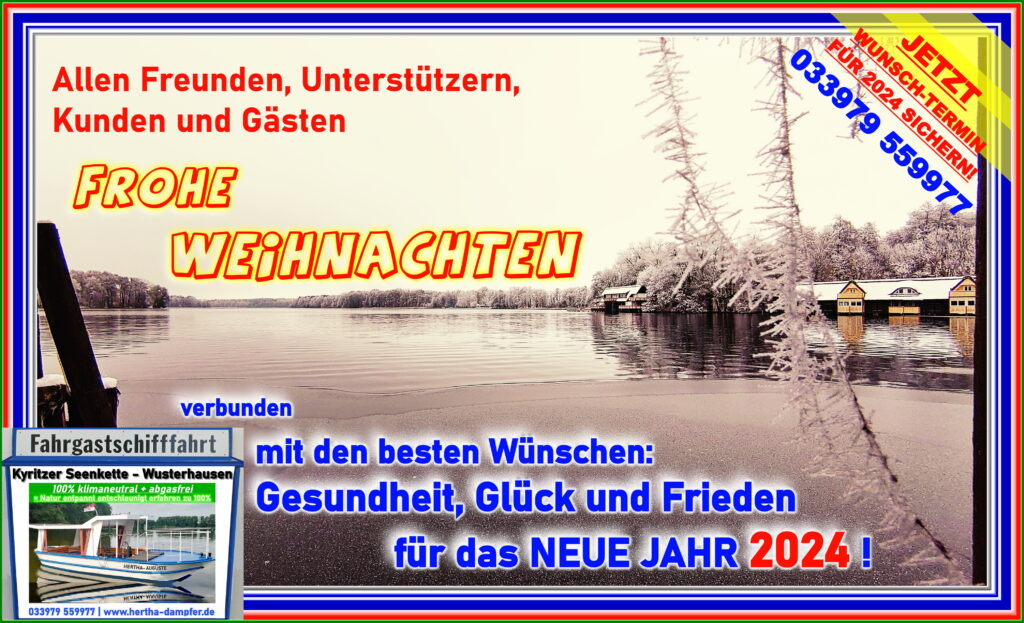 Entspannung und Erholung mit dem HERTHA AUGUSTE DAMPFER dem Folgeschiff des Hertha BSC GrÃ¼ndungsschiff der ALTEN DAME oder HERTHA Dampfer! Ruhe, Idylle, Erholung und Natur pur geniessen an Bord des kleinen und feinen Fahrgastschiff Hertha-Auguste, mit klimaneutralem E-Antrieb entschleunigen sie im Naturparadies!