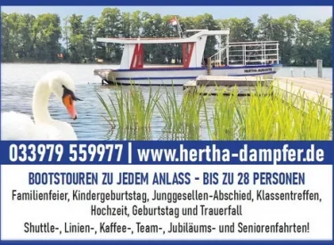 Fahrgastschifffahrt Wusterhausen/Dosse - Kyritzer Seenkette